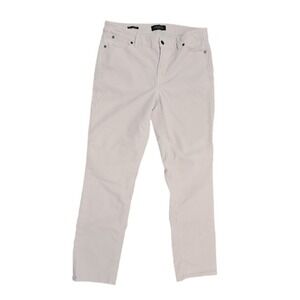 Talbots Womens 8P Petite Straight Leg Corduroy Pants Beige‎ Flawless Five Pocket